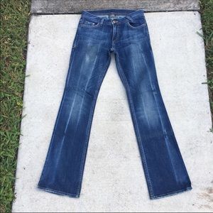 Armani Exchange potassium streak angel wing jeans